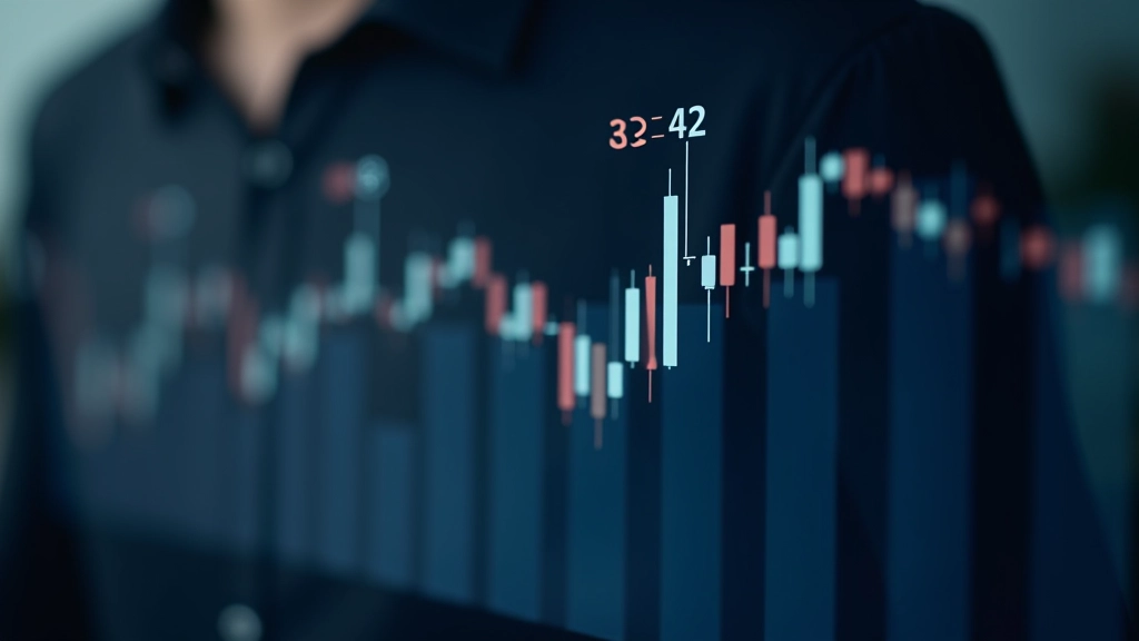 Step-by-step visual guide showing volume analysis process on a real trading chart with numbered annotations